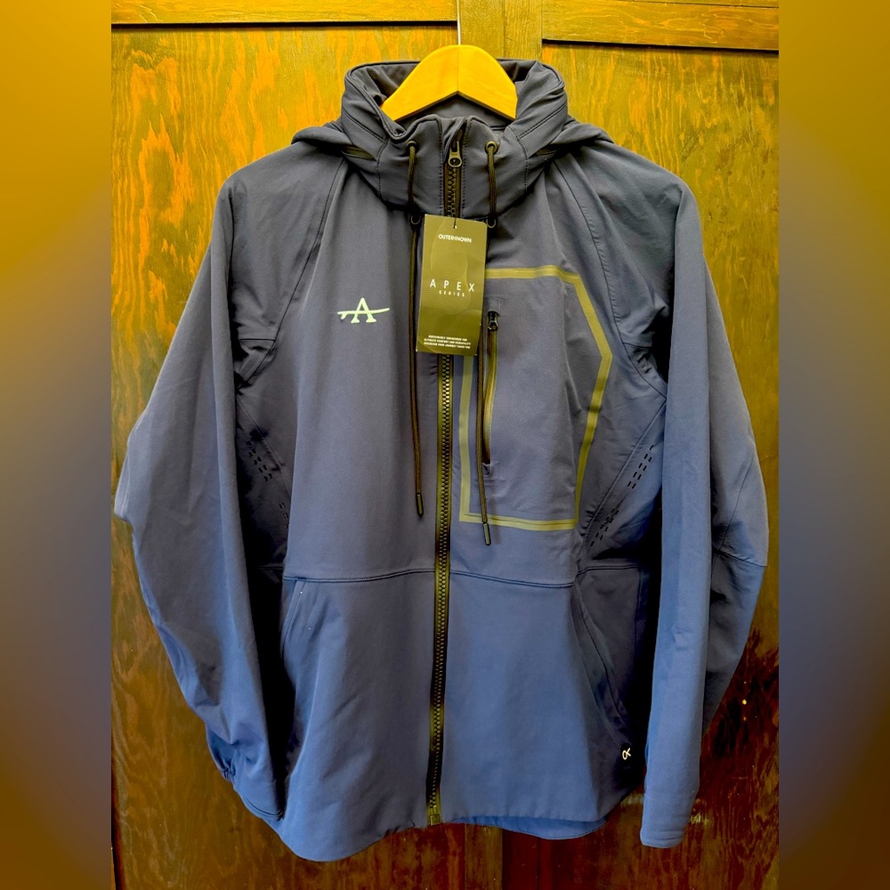 Outerknown Kelly Slater Apex Series Hooded Jacket Mens Sz Sm